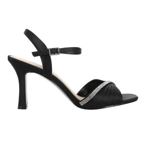 Agnes Rhinestone Ankle Strap Evening Sandals
