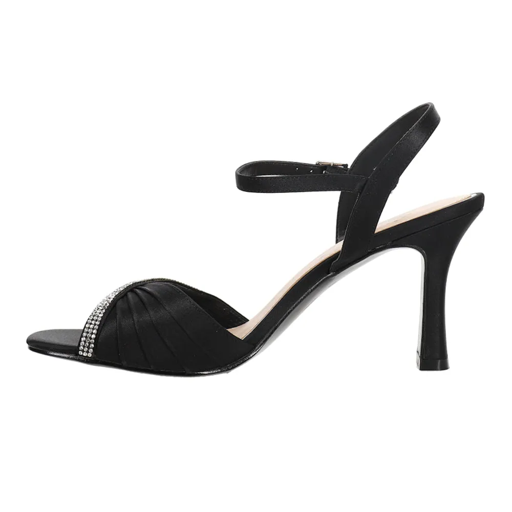 Agnes Rhinestone Ankle Strap Evening Sandals