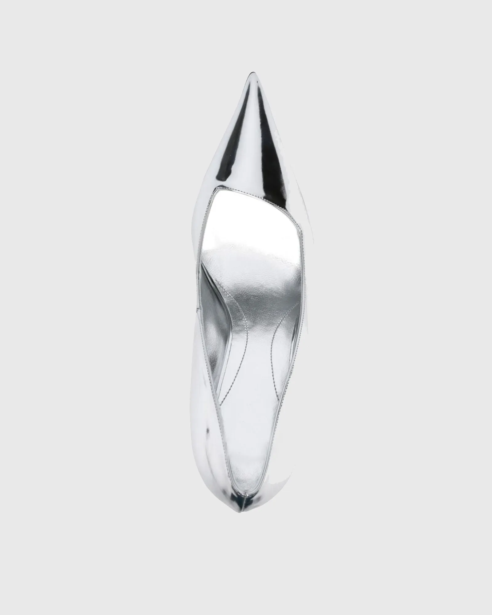 Antonia Wolf Tooth Pumps In Silver