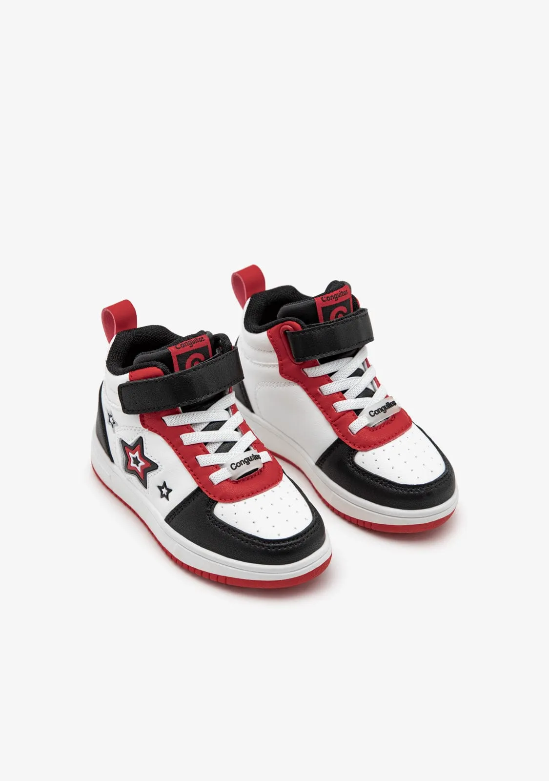 Black Stars with lights High Top Sneakers