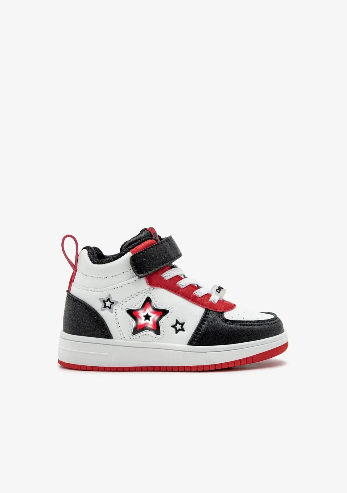 Black Stars with lights High Top Sneakers