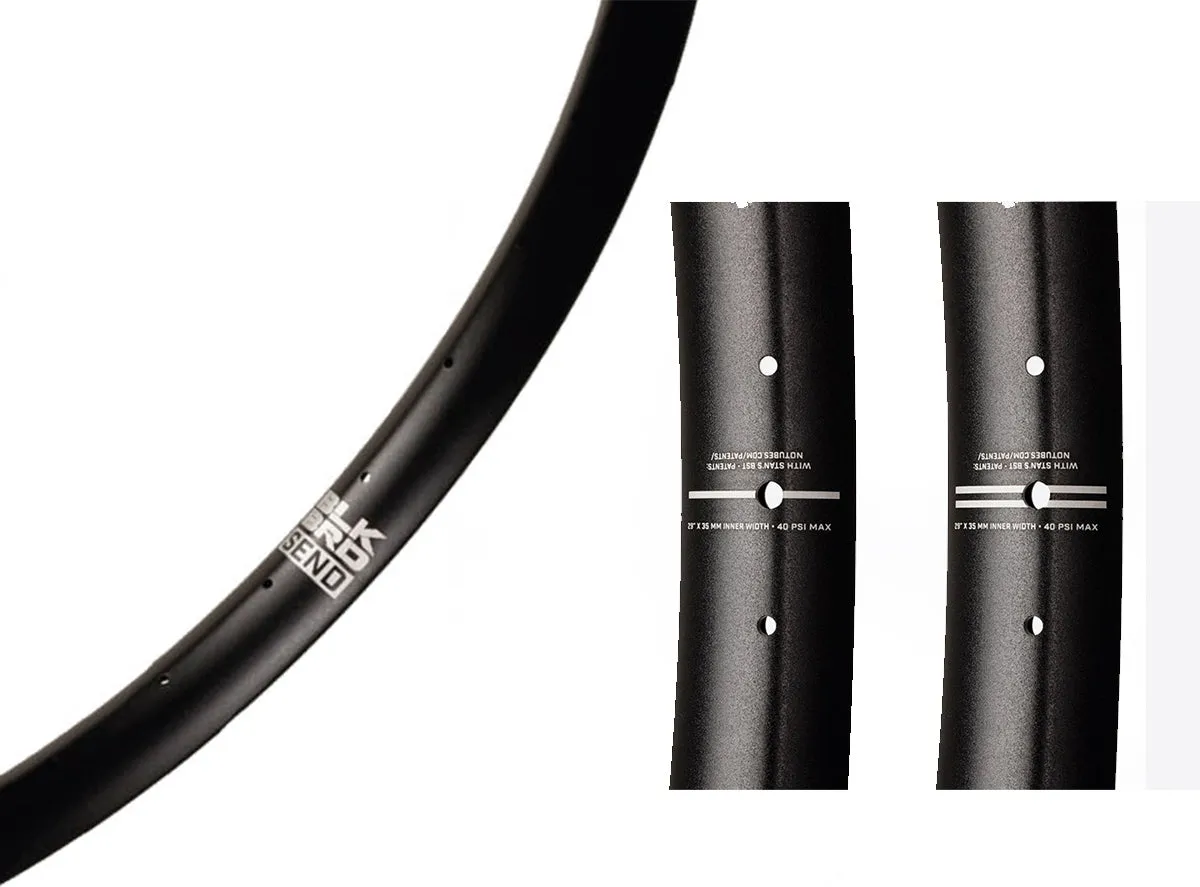 BlackBird Send 1 29" Alloy MTB Rim - Black