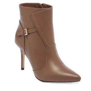Brown Leather Women's Classic Boot - SCB-B67058