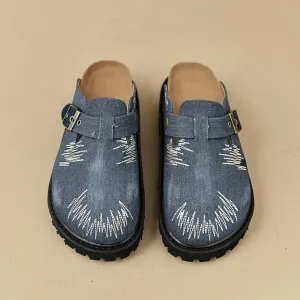 Chic suede platform loafers