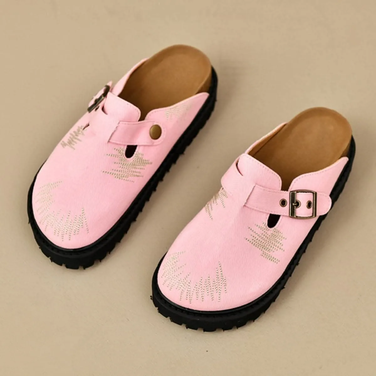 Chic suede platform loafers