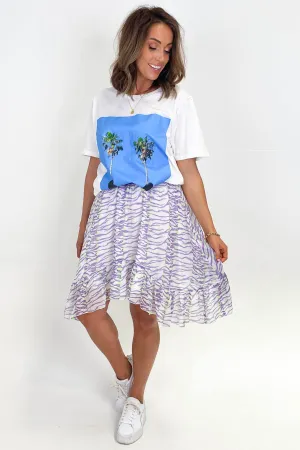Federation Mirage Skirt Purple White