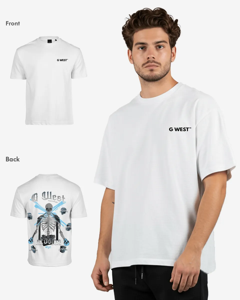 G West Oversized Skull Tee