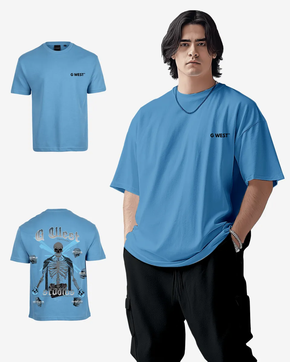 G West Oversized Skull Tee