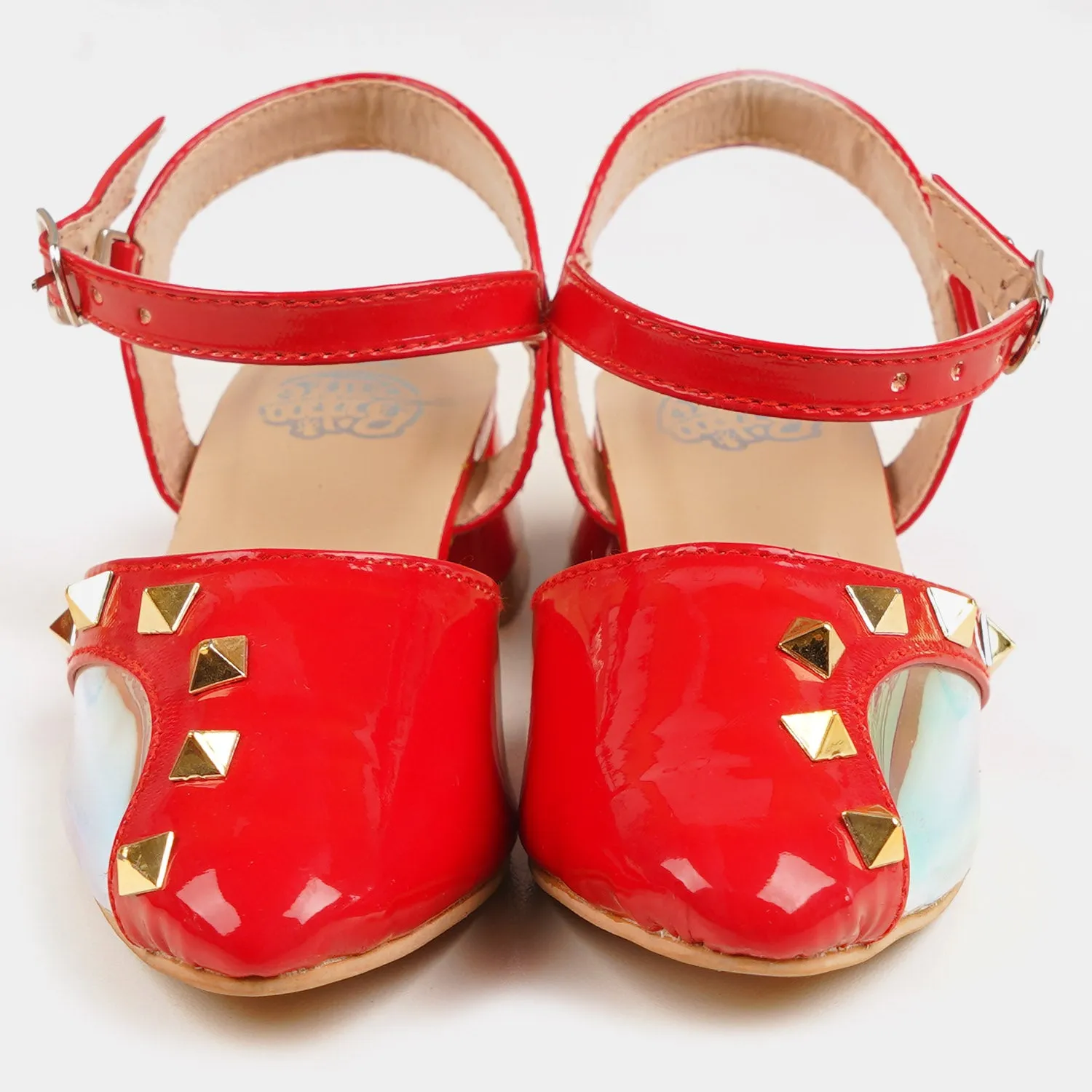 Girls Pump Heels 456-5 - Red
