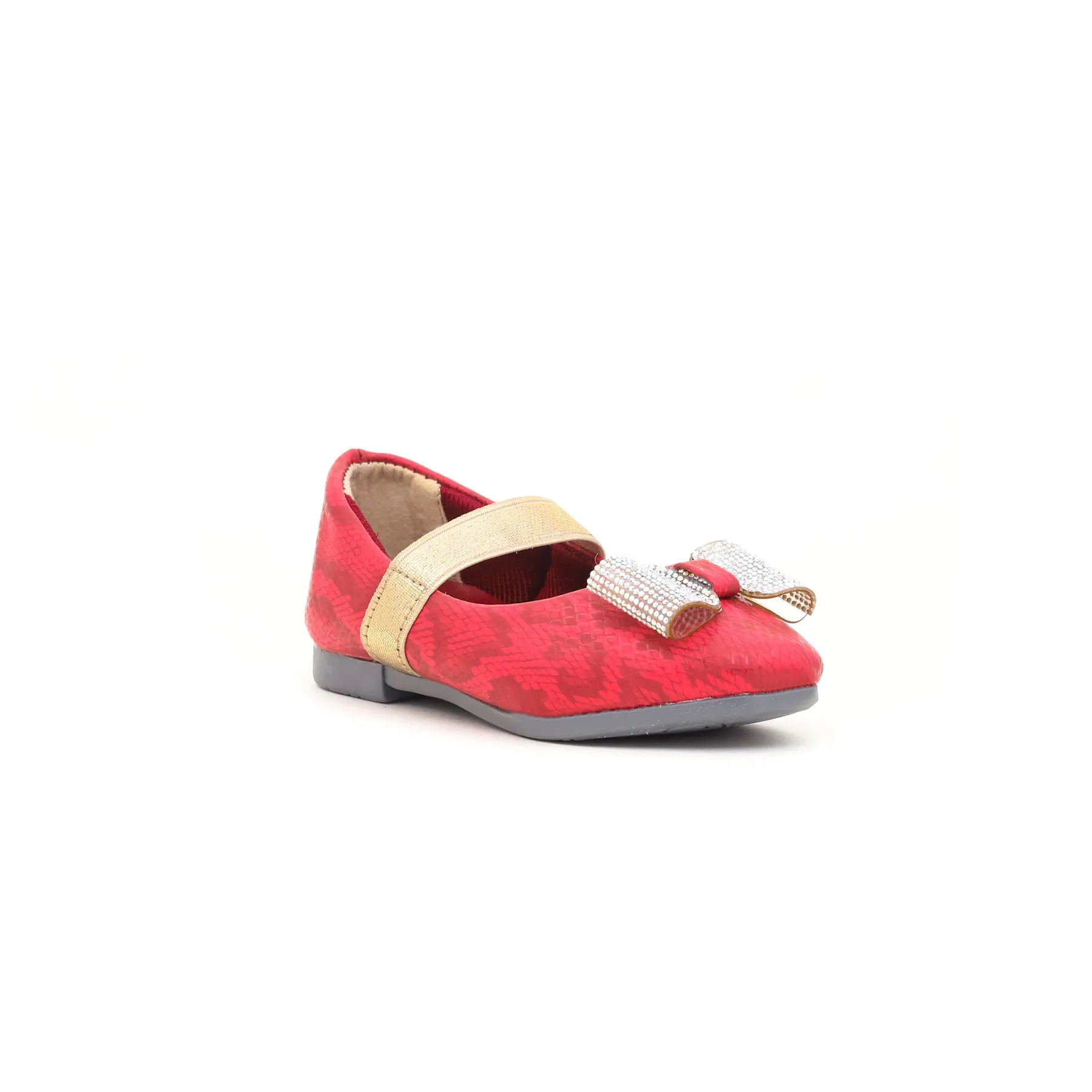 Girls Red Fancy Pump KD7540