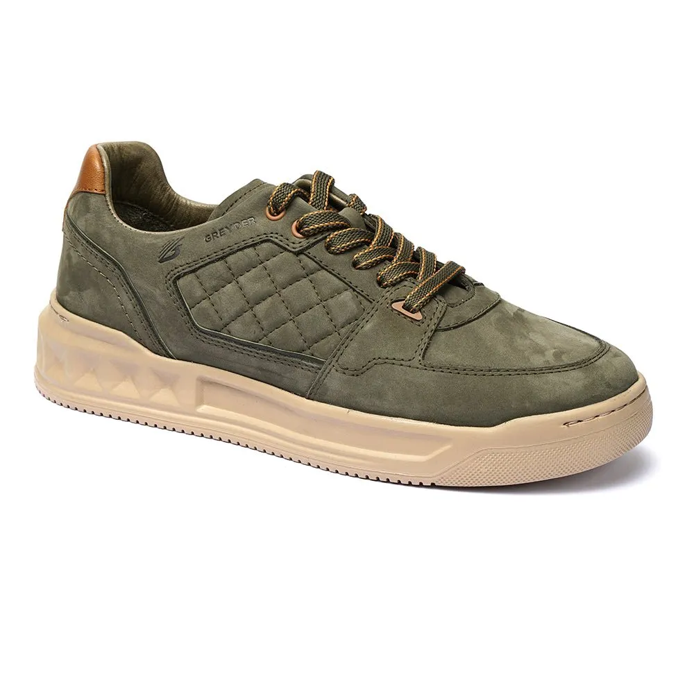 Greyder Low Top Leather Men Sneakers