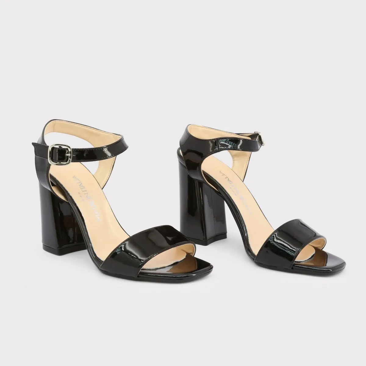 Hey Rich Girl - Patent Leather High Heel Shoes - 3 color choices