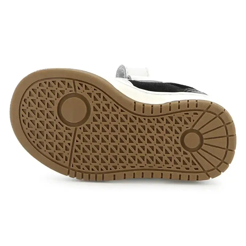 Hugo Boss White Black Camel Velcro Sneaker J52160
