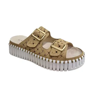 Ilse Jacobsen Tulip Platform Sandal in Latte