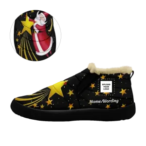 Memorable Employee Gifts, business gifts ideas Personalized?Warm-Fur?Christmas?Boots,?Custom Santa?Boots,?X-Max?Boots,?Holidays Gift,1929-23020155
