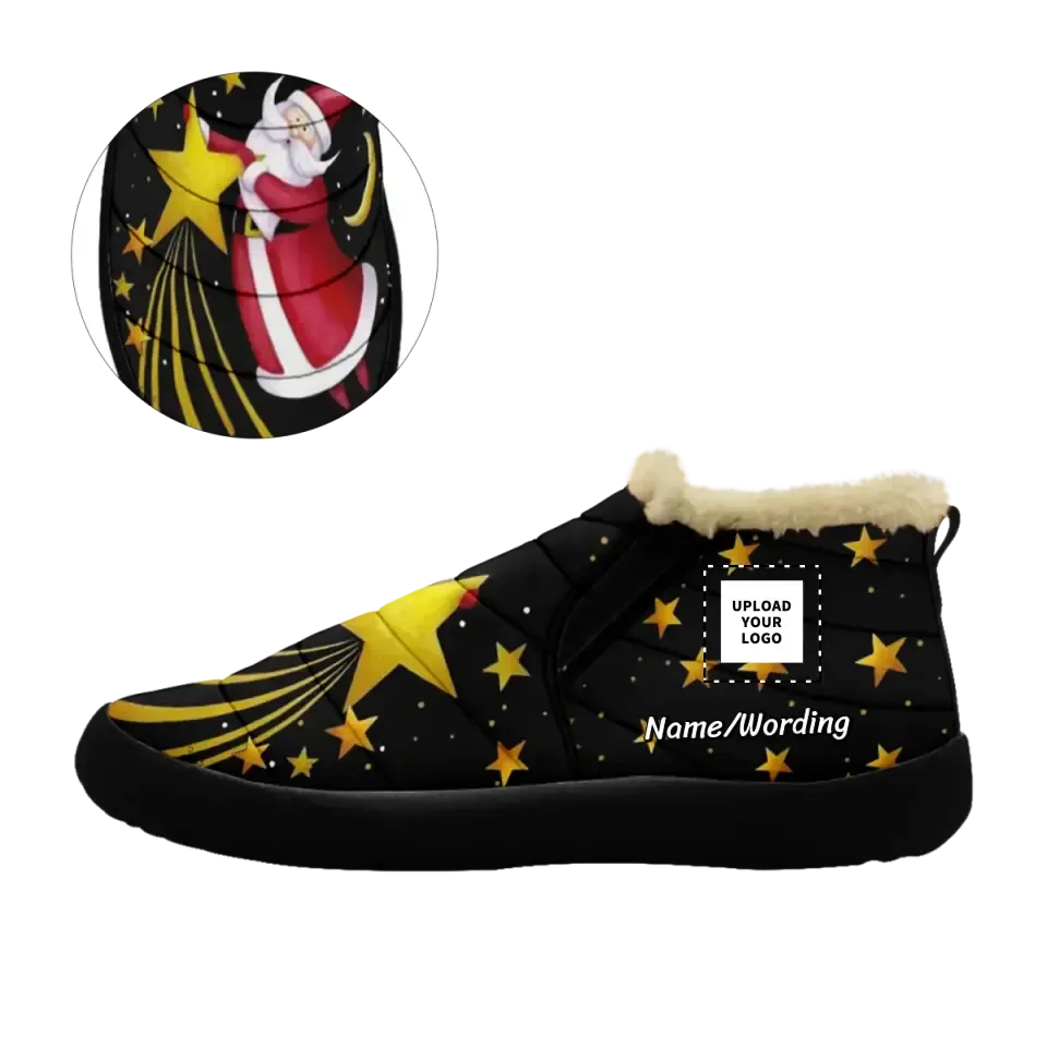 Memorable Employee Gifts, business gifts ideas Personalized?Warm-Fur?Christmas?Boots,?Custom Santa?Boots,?X-Max?Boots,?Holidays Gift,1929-23020155