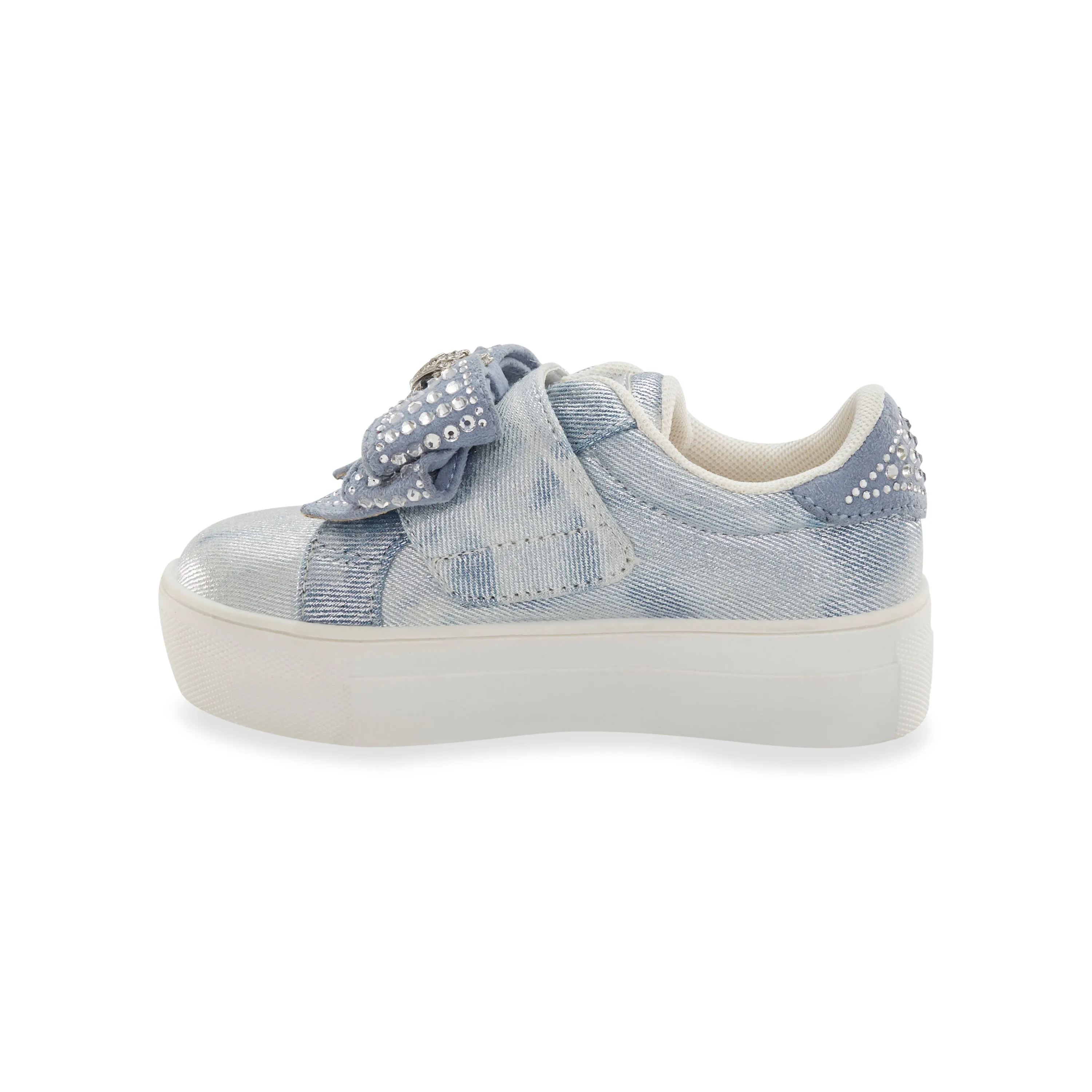 Mini Laney Bow Sneaker - Little Kid Denim