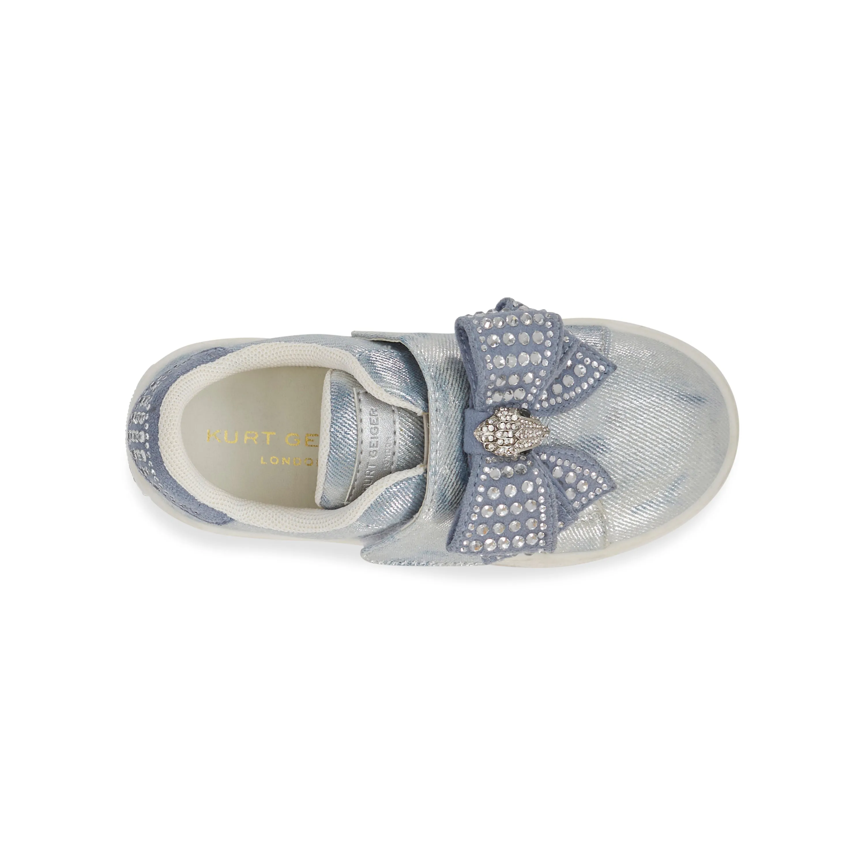 Mini Laney Bow Sneaker - Little Kid Denim