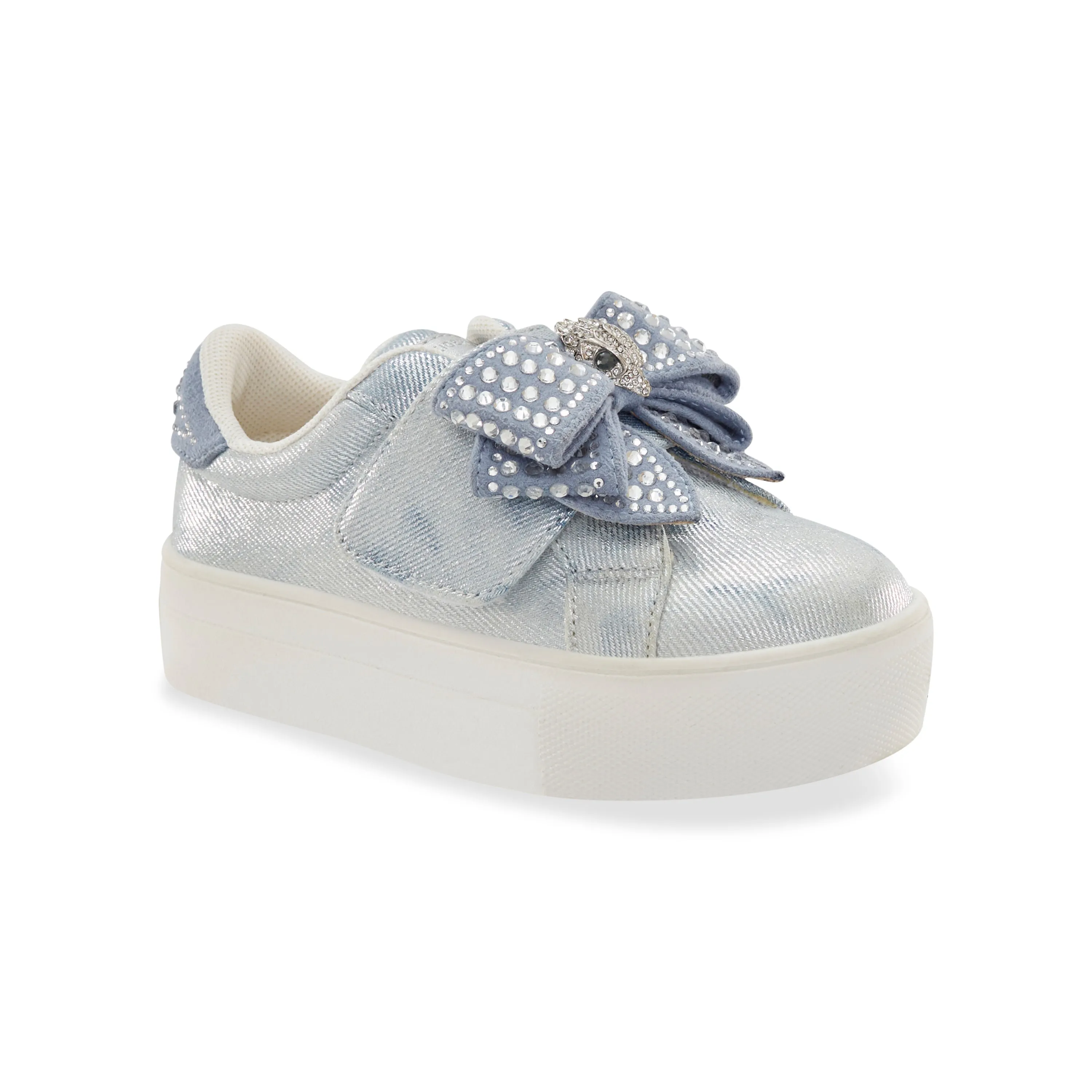 Mini Laney Bow Sneaker - Little Kid Denim