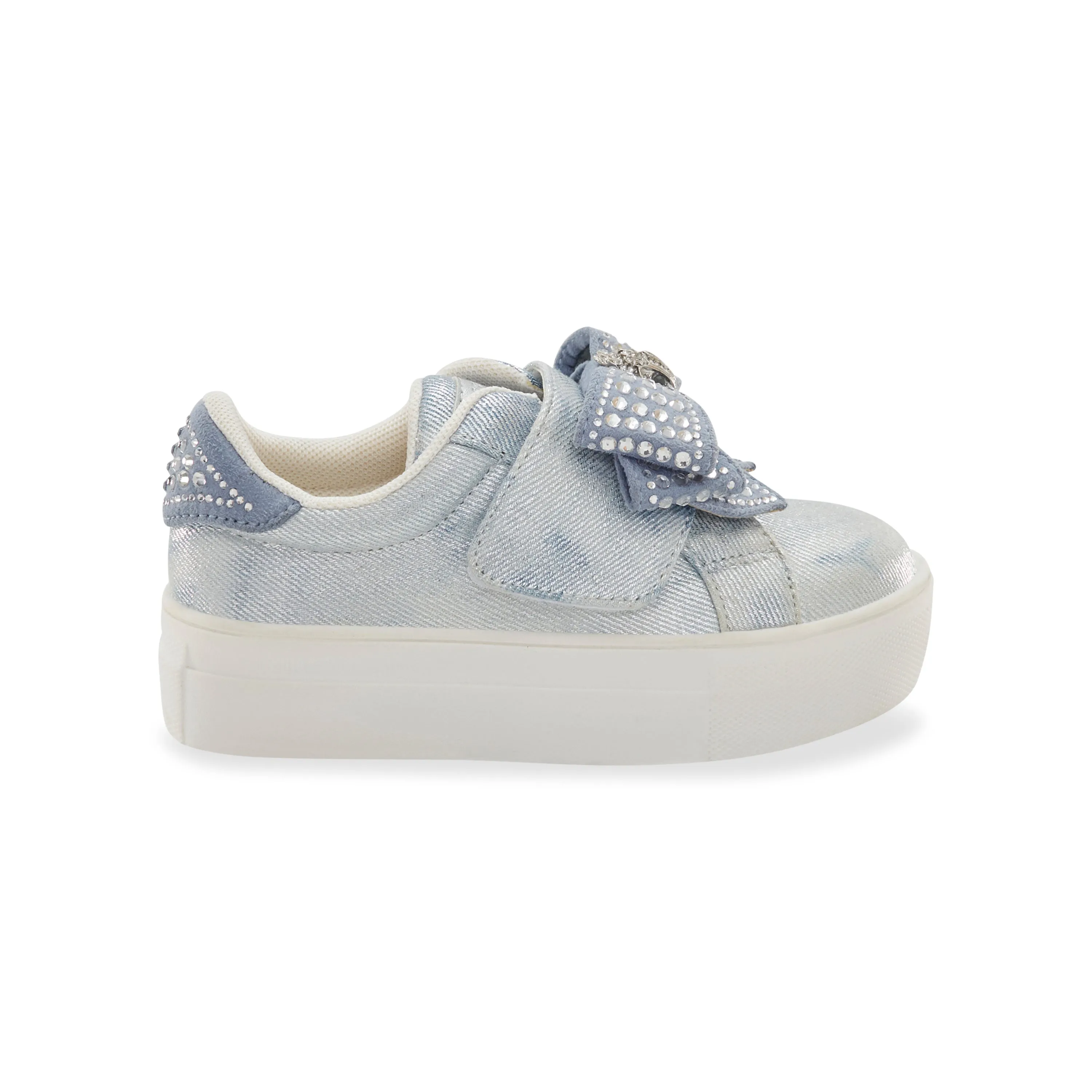 Mini Laney Bow Sneaker - Little Kid Denim