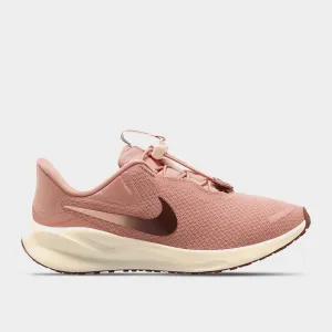 Nike Womens Revolution 7 Easy On Sneaker Pink/gold _ 183091 _ Pink