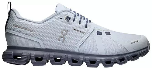 On Women's Cloud 6 Waterproof Sneaker in Heather/Metal