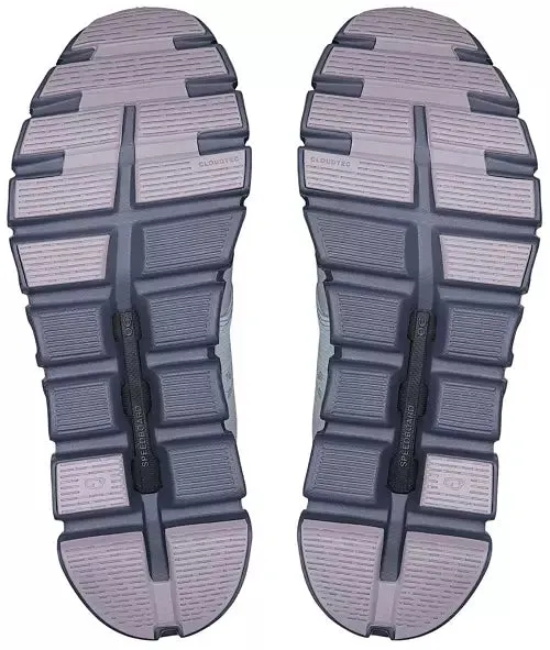 On Women's Cloud 6 Waterproof Sneaker in Heather/Metal