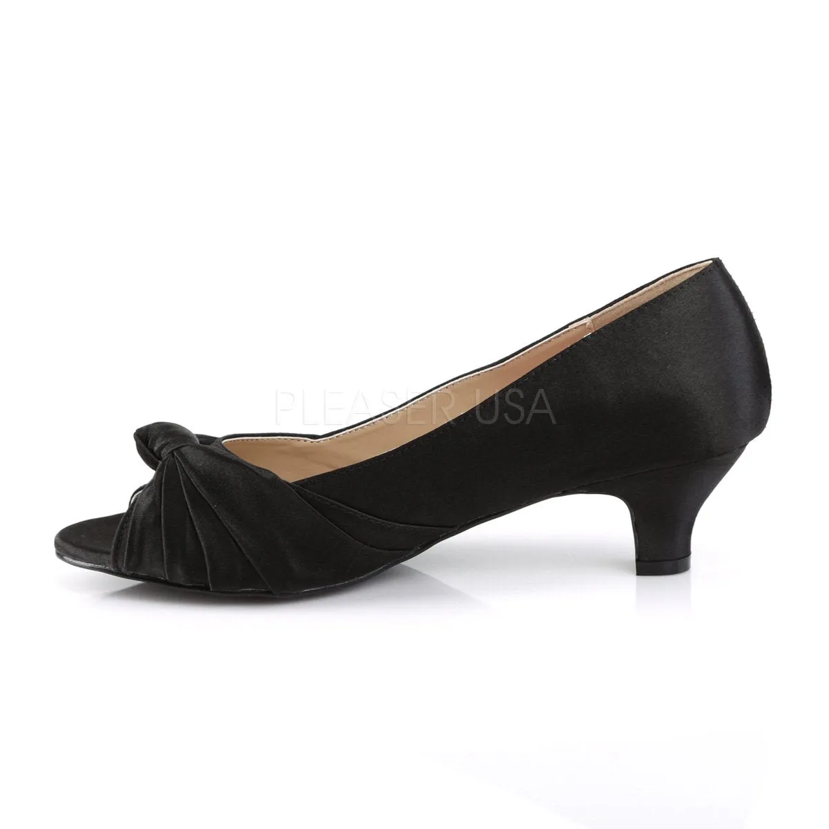 Peep Toe Pump with 2-inch Heel 5-colors FAB-422