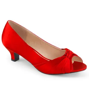 Peep Toe Pump with 2-inch Heel 5-colors FAB-422