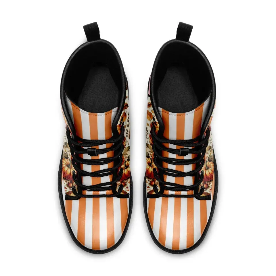 Personalized Mushroom Winter Boots – Cozy Ankle Boots with Unique Fungi-Inspired Design