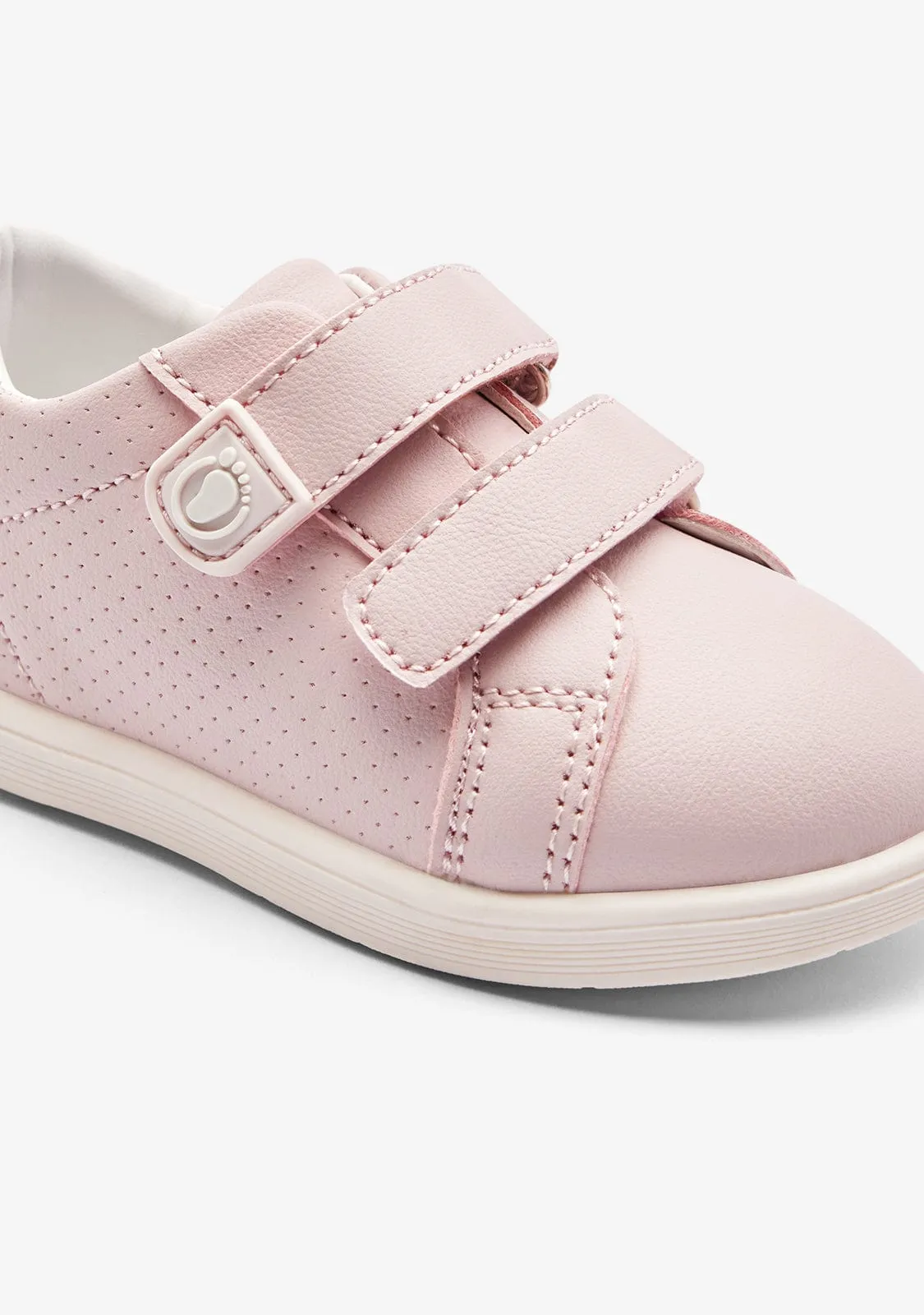 Pink Double Strap Respectful Sneakers