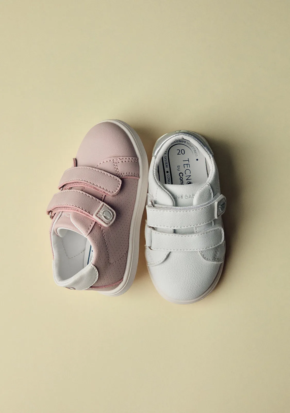 Pink Double Strap Respectful Sneakers