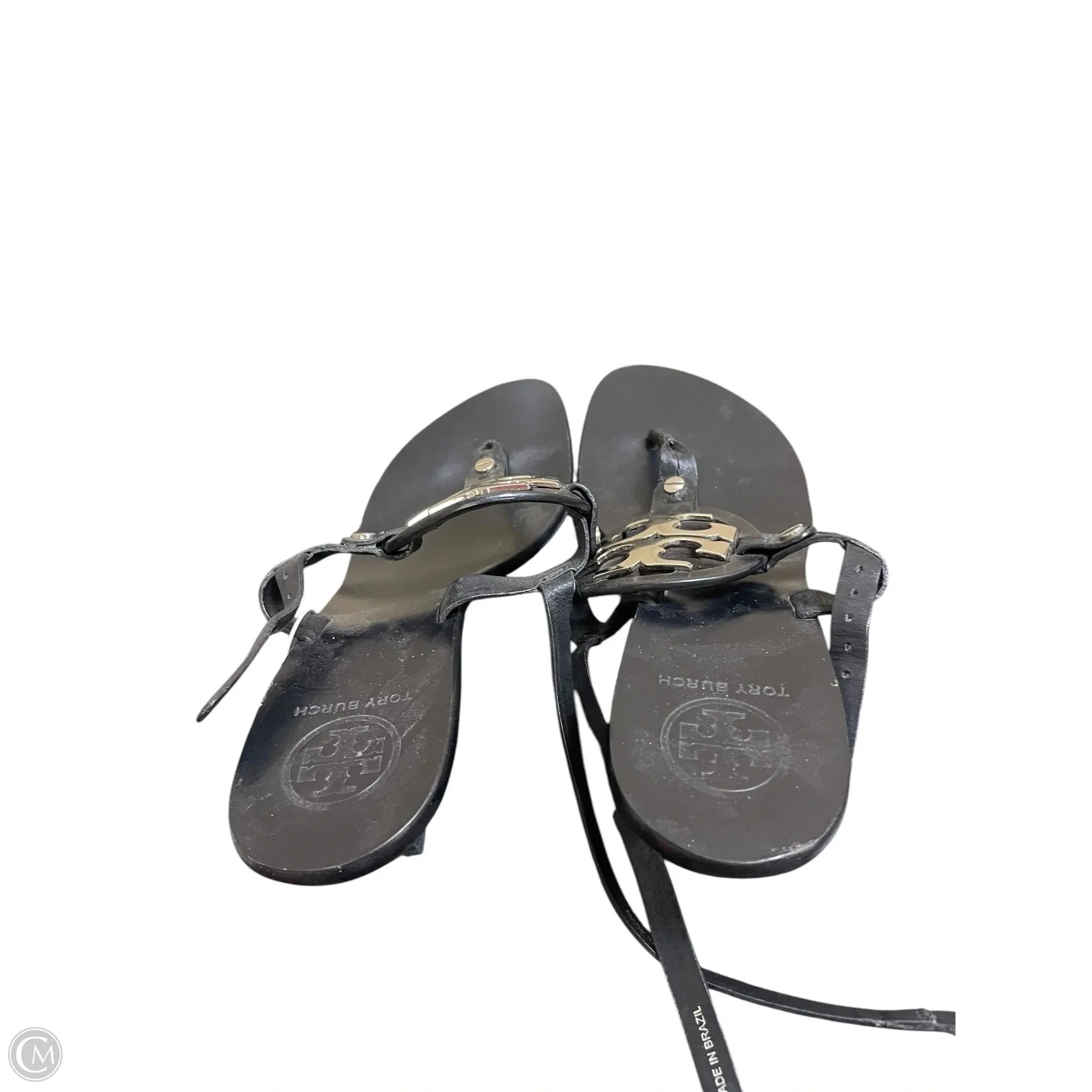 Sandals Designer By Tory Burch In Black, Size: 8.5
