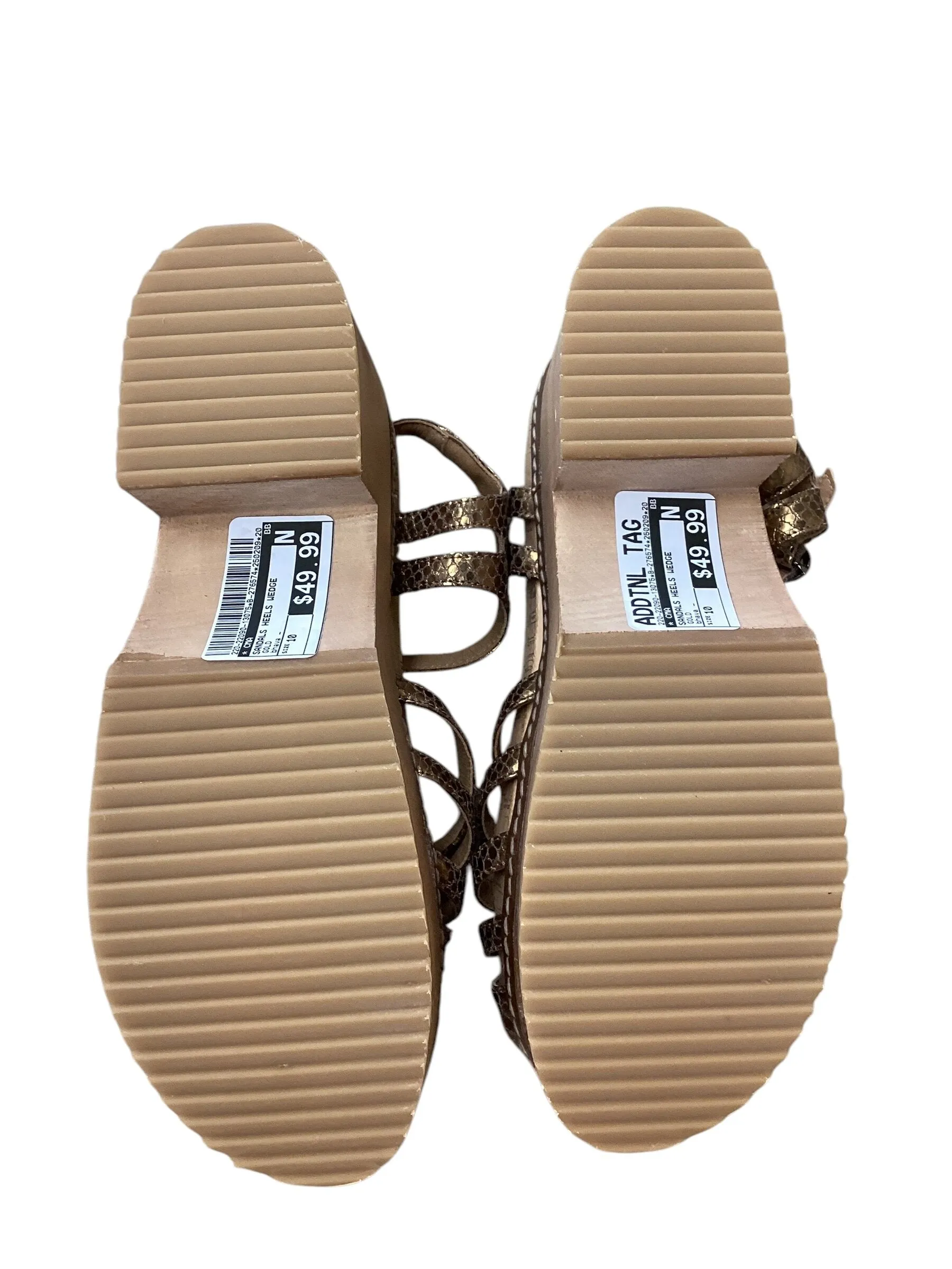 Sandals Heels Wedge By Cma  Size: 10