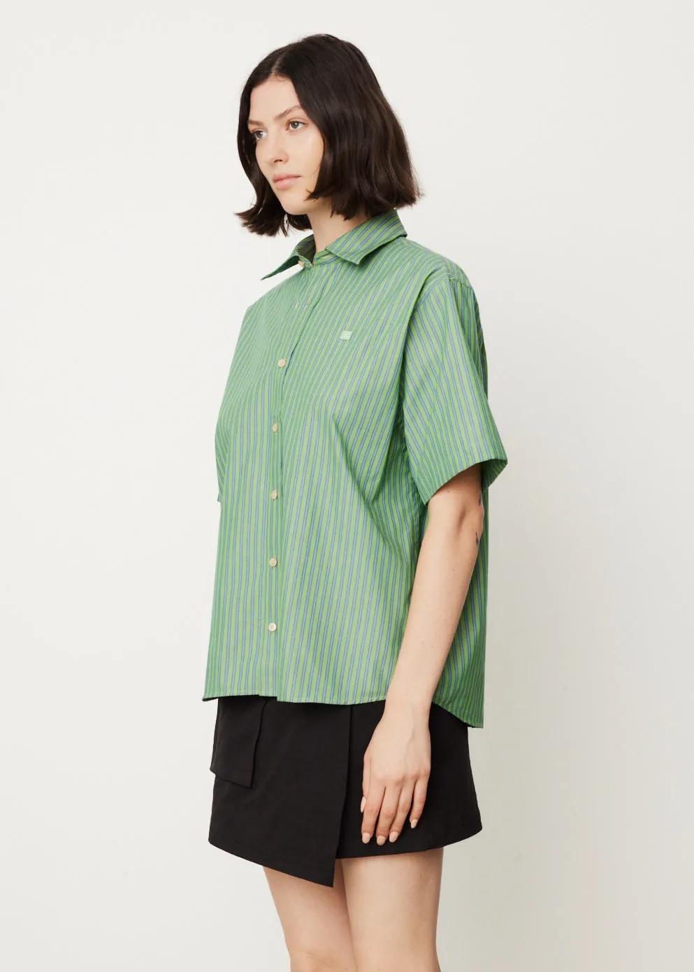 Sarlie Short Sleeved Stripe Shirt