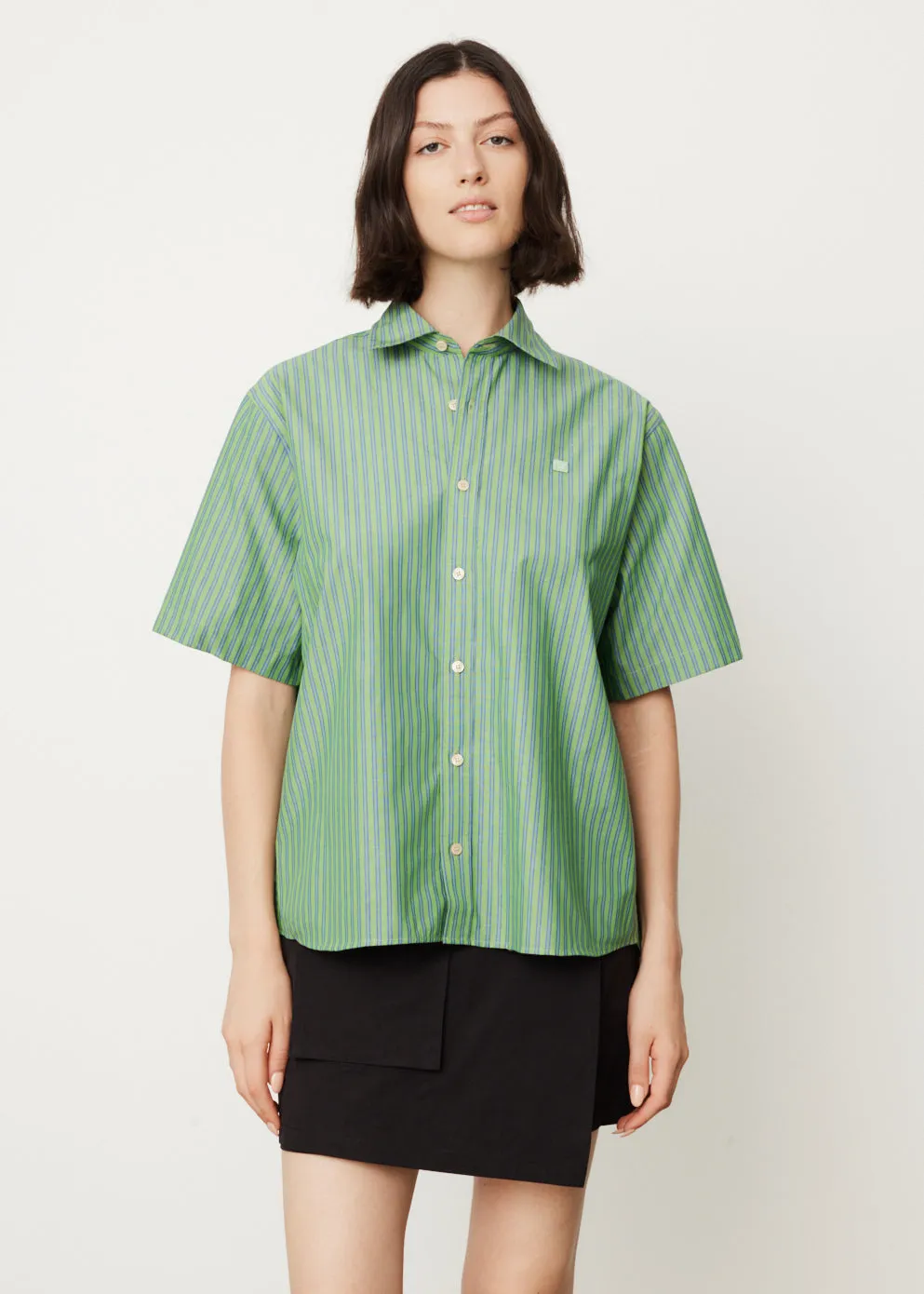 Sarlie Short Sleeved Stripe Shirt