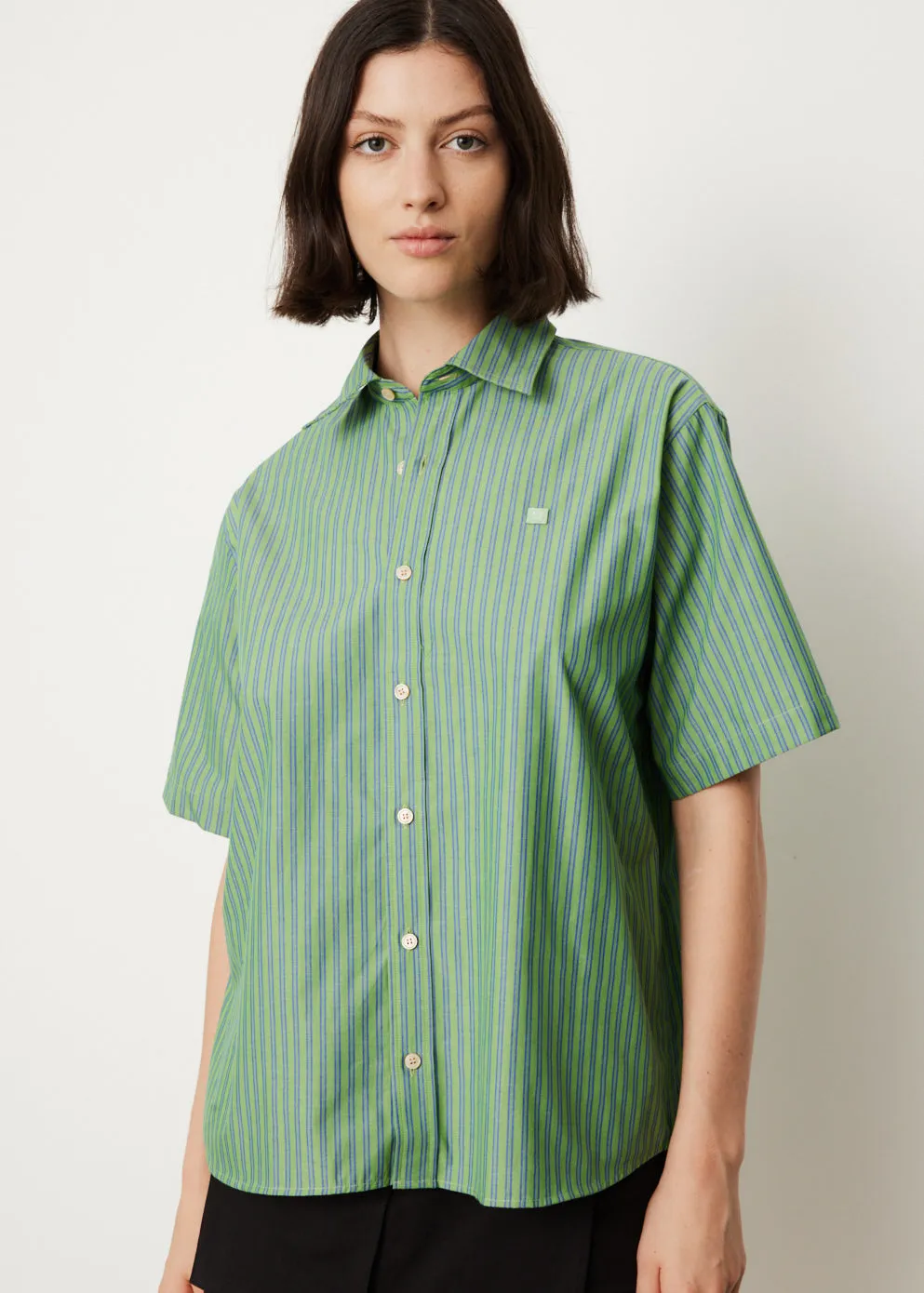 Sarlie Short Sleeved Stripe Shirt
