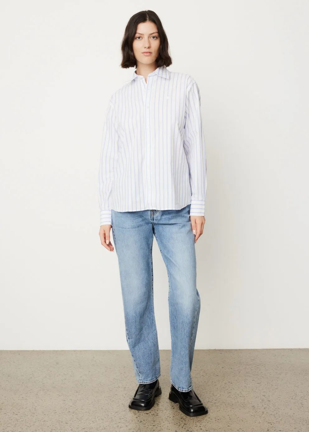 Sarlie Striped Cotton Shirt
