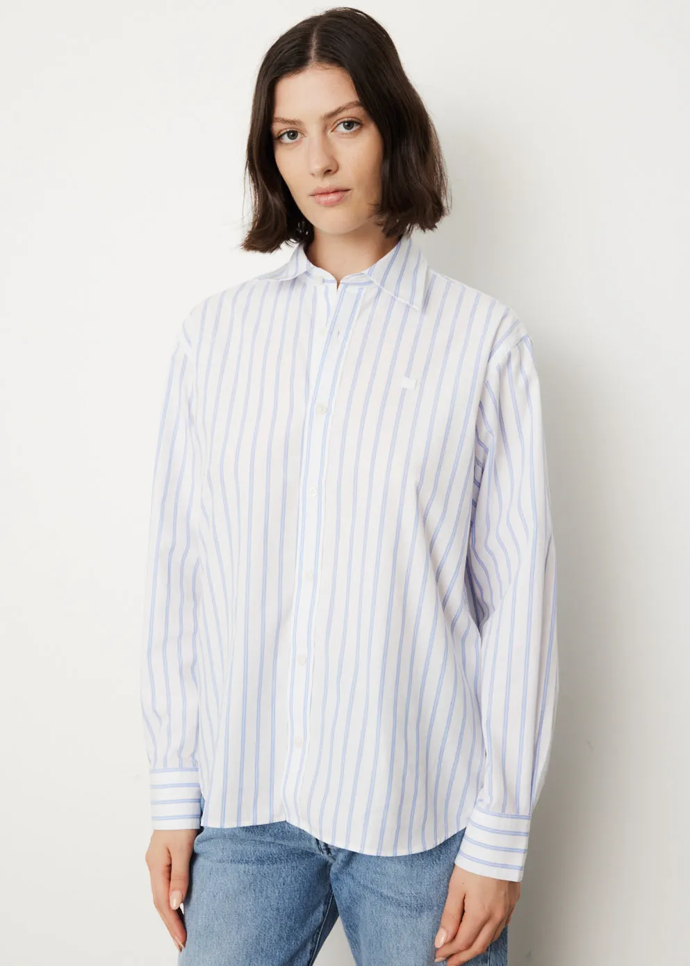 Sarlie Striped Cotton Shirt