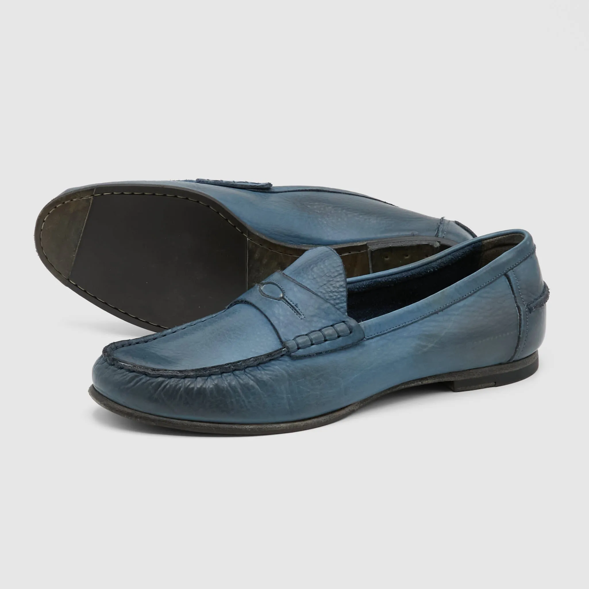 Silvano Sassetti Krast Washed Moccassins