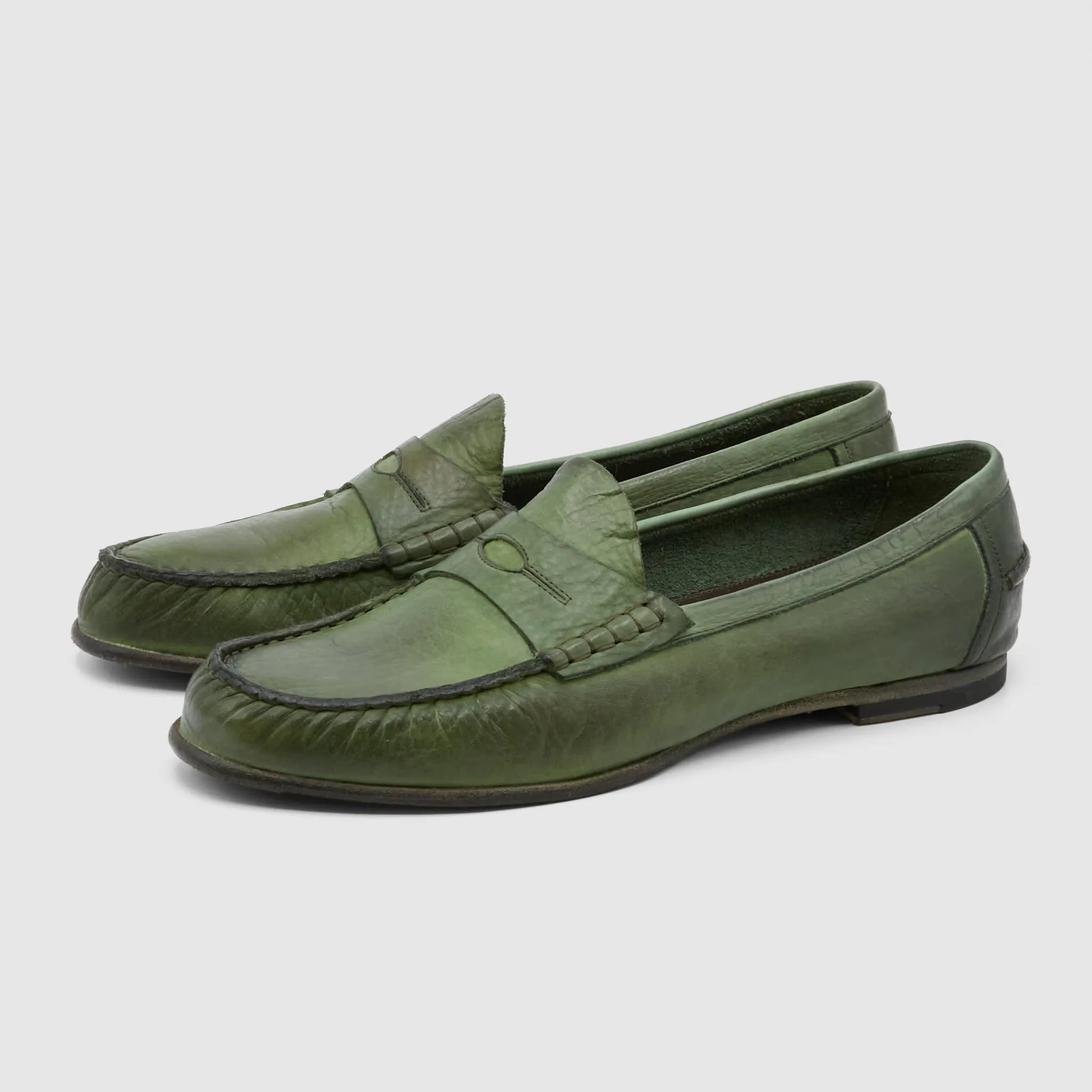 Silvano Sassetti Krast Washed Moccassins