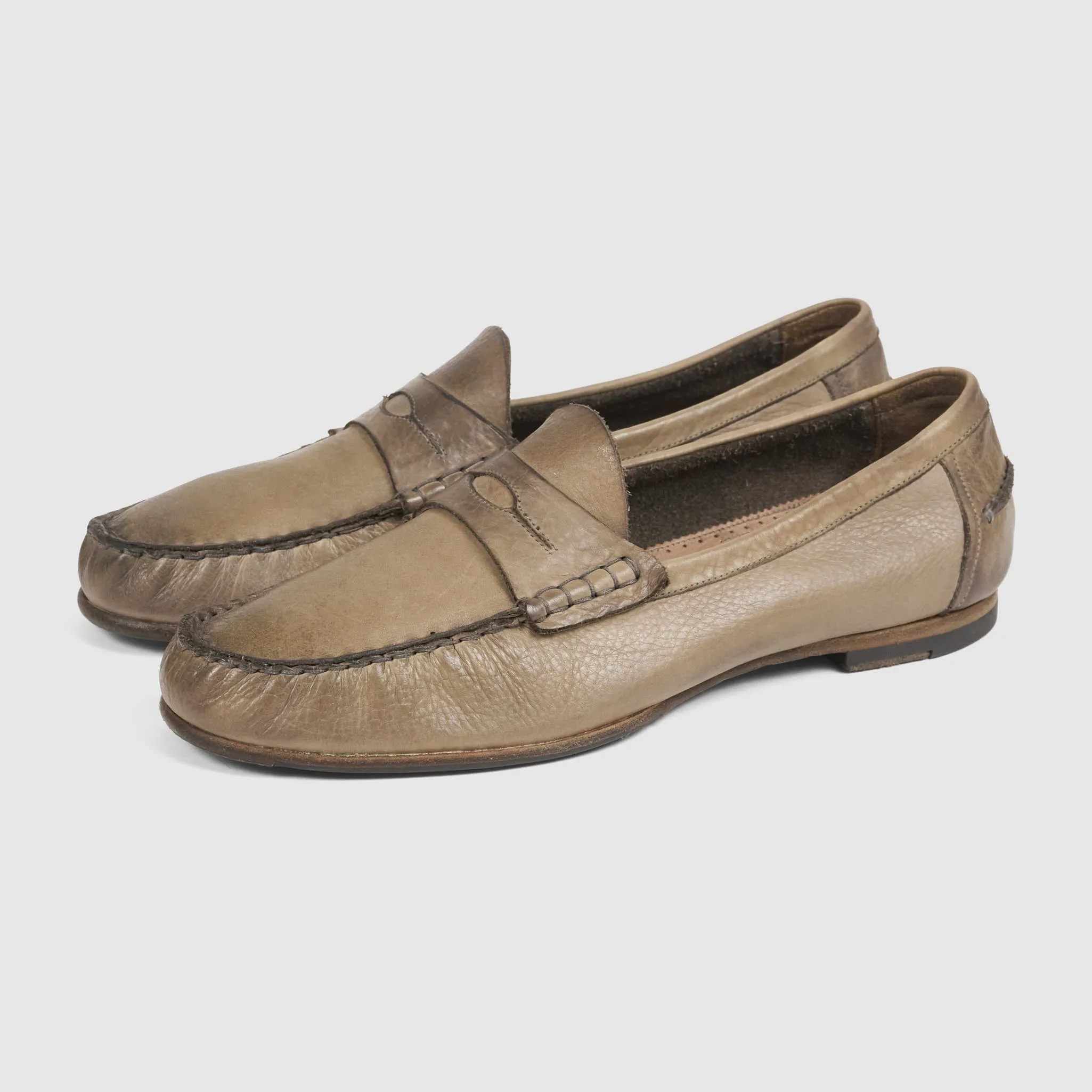 Silvano Sassetti Krast Washed Moccassins