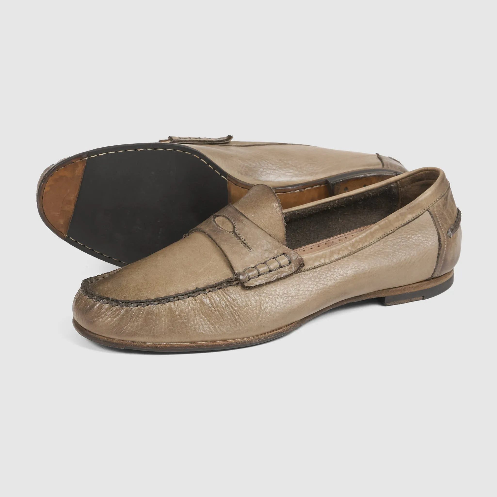 Silvano Sassetti Krast Washed Moccassins