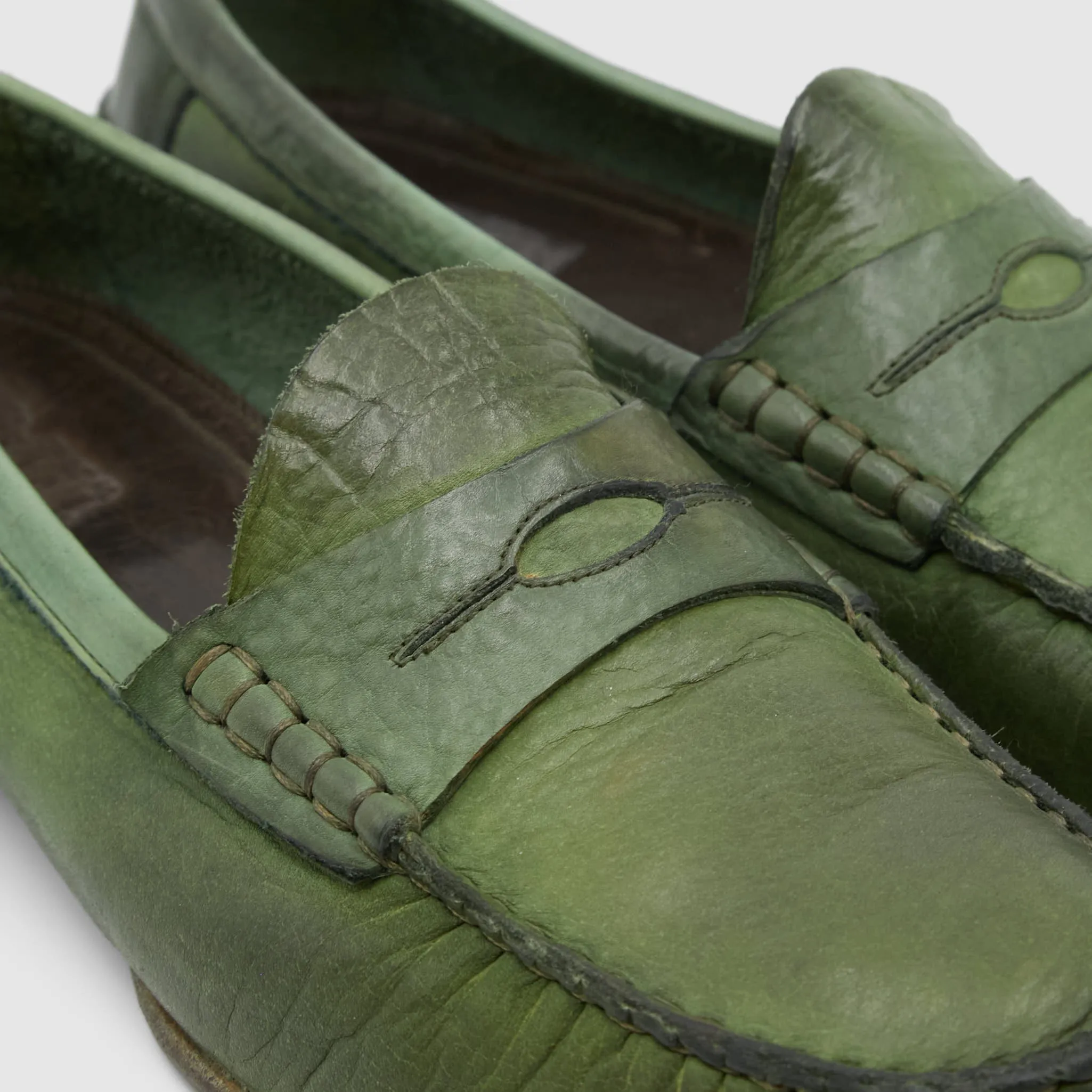 Silvano Sassetti Krast Washed Moccassins