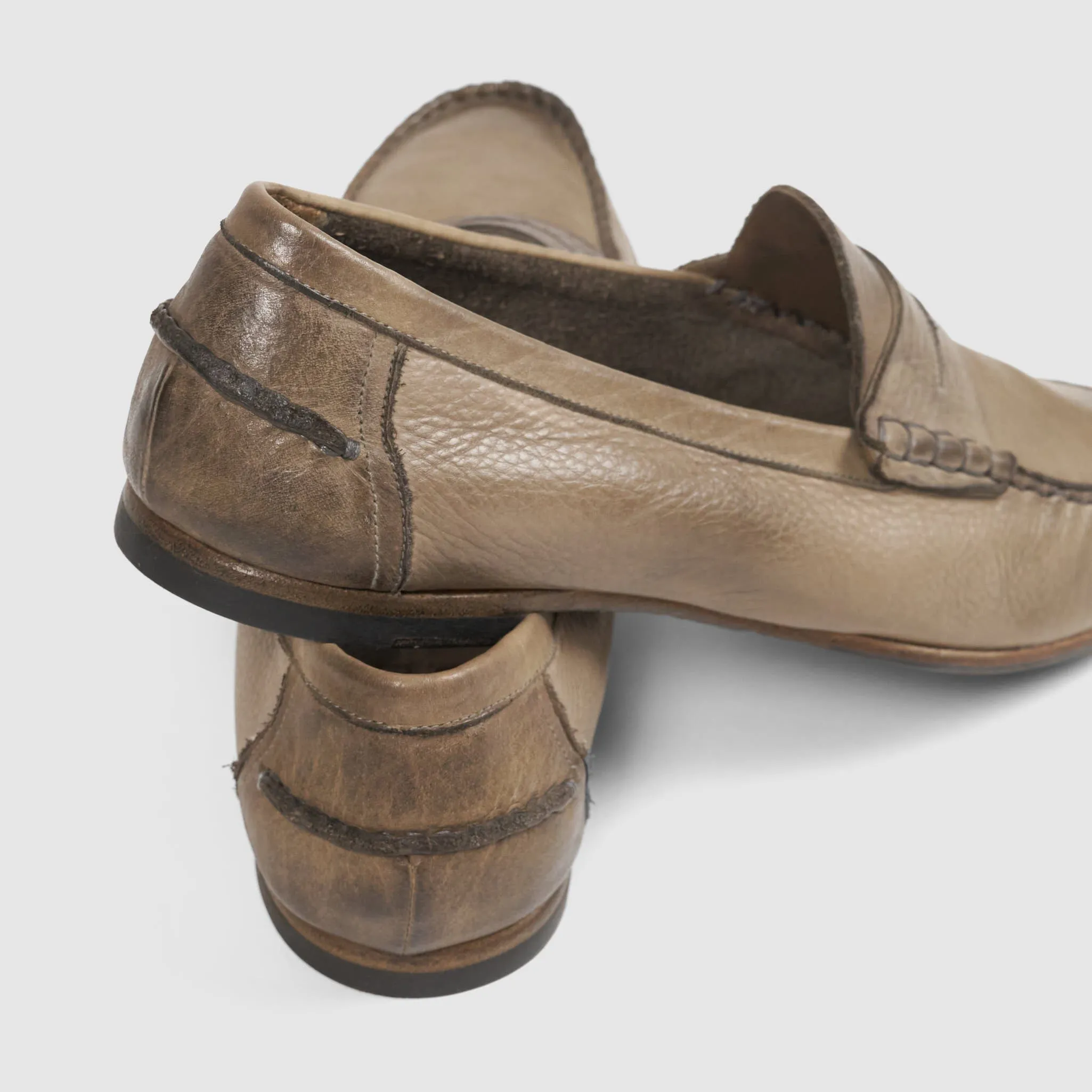Silvano Sassetti Krast Washed Moccassins