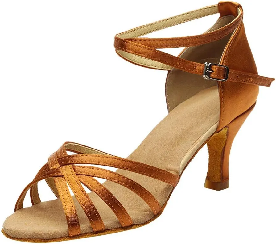Strap Sandals for Women Size 11 Fashion Latin Dancing Shoes Women Ballroom Dance Sandals Prom Women's Sandals