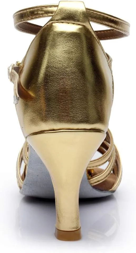Strap Sandals for Women Size 11 Fashion Latin Dancing Shoes Women Ballroom Dance Sandals Prom Women's Sandals