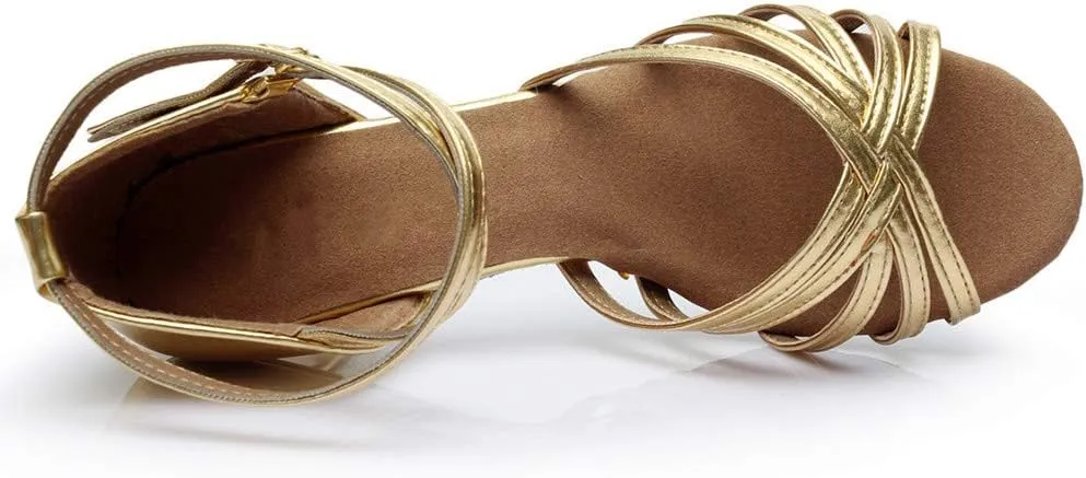 Strap Sandals for Women Size 11 Fashion Latin Dancing Shoes Women Ballroom Dance Sandals Prom Women's Sandals