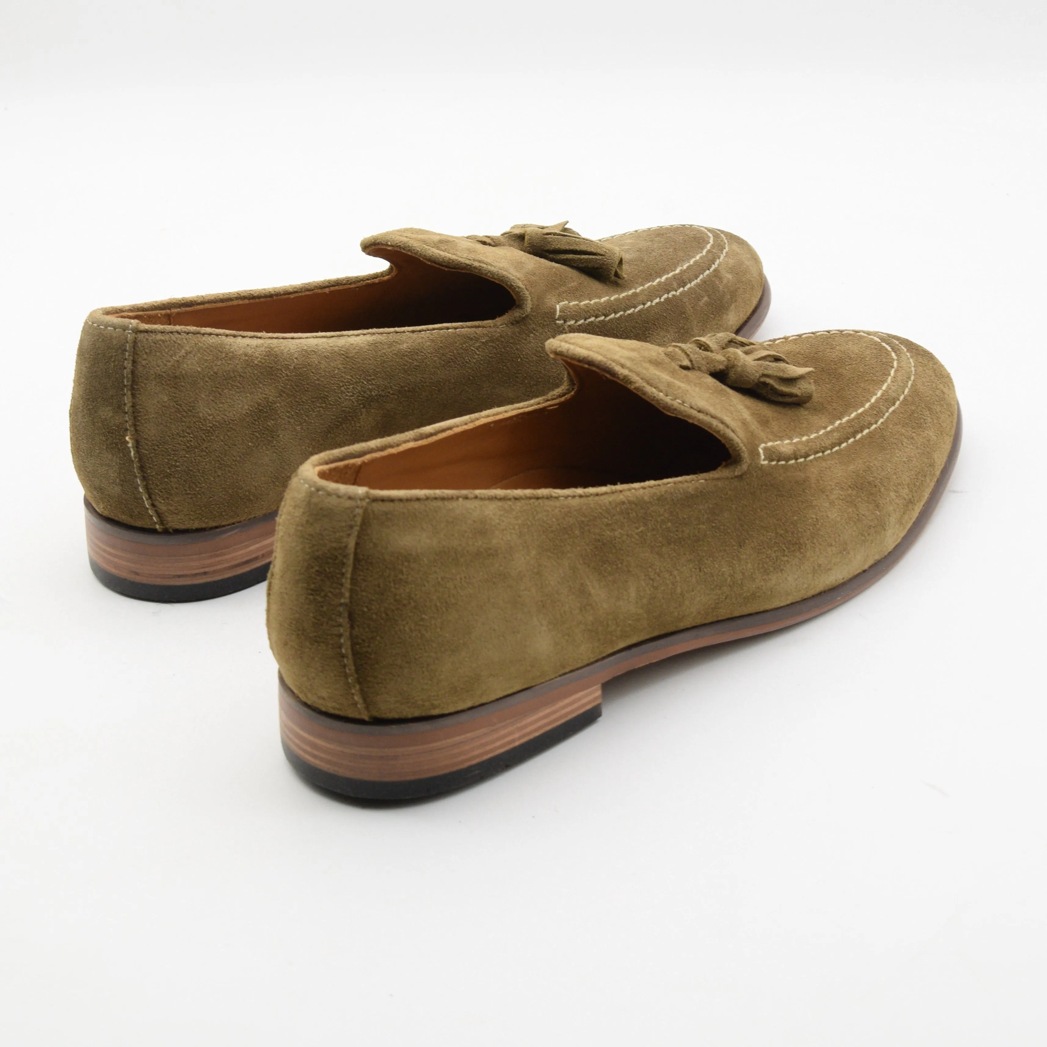 SUEDE TASSEL LOAFERS