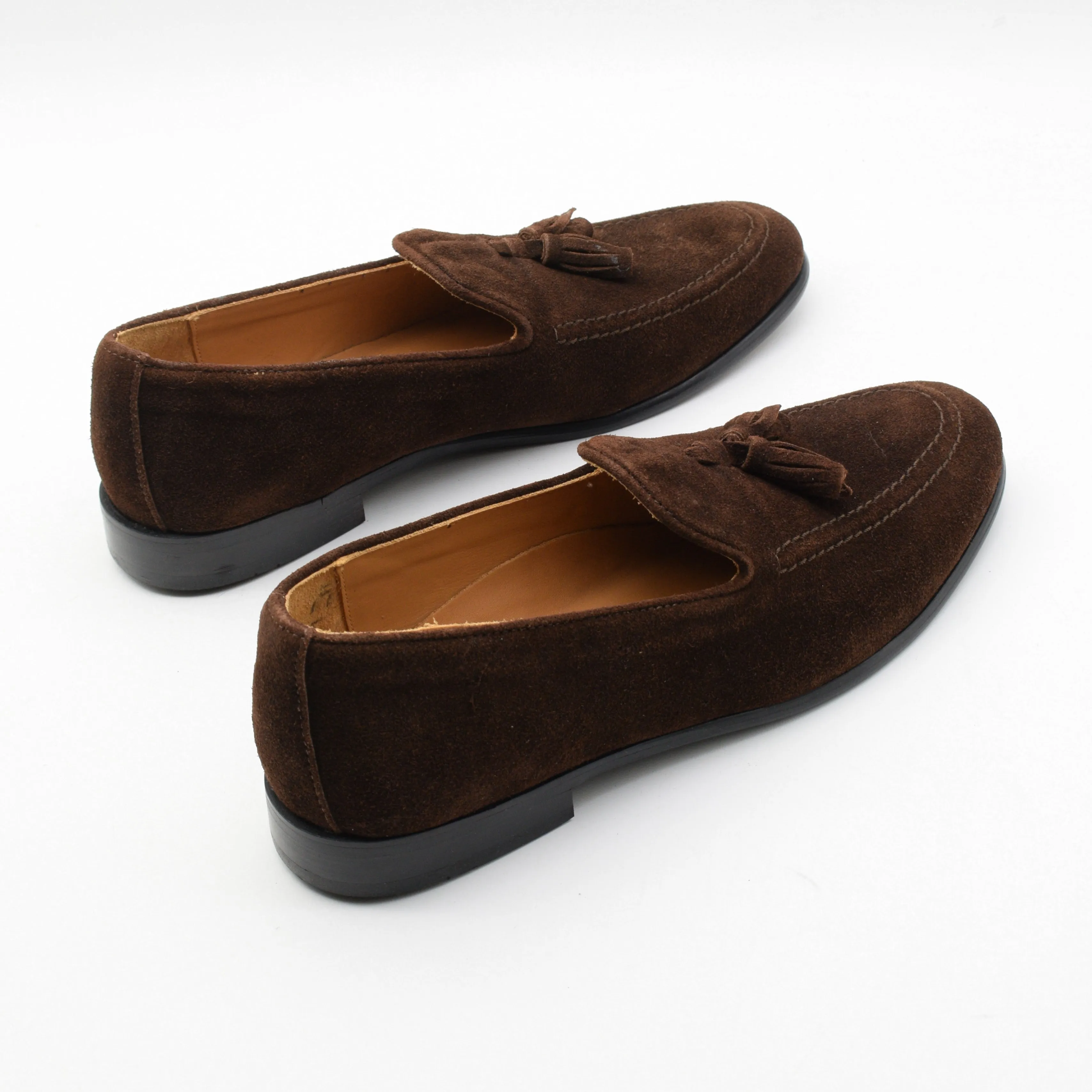 SUEDE TASSEL LOAFERS